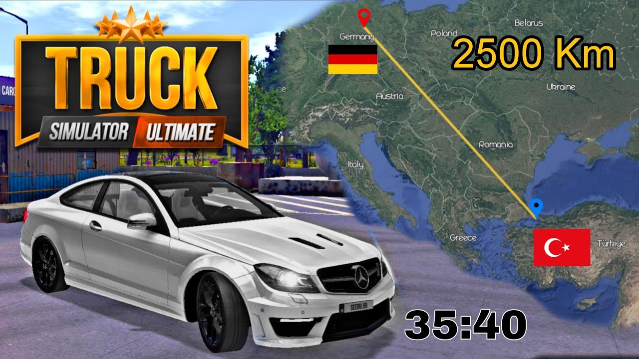 The Longest Road Trip | [ Turkey To Germany ]Truck Simulator Ultimate | 