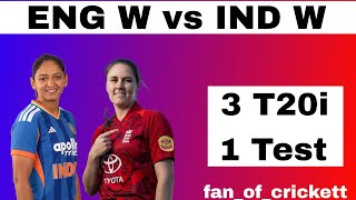 India Women tour of England 2026 | T20i &amp; Test Match | #indwvsengw #indvseng #womenscricket #cricket