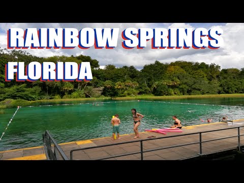 Rainbow Springs State Park Florida: Swimming In Crystal Clear Water