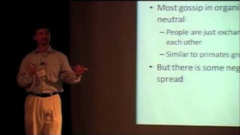 TEDxGattonCollege - Joe LaBianca - Gossip Networks in Organizations