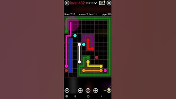 How To Solve Flow Free 11x14 Mega Mania Pack Level 432 Board Walk Through Solution Walkthrough