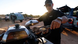 Rack-Out Kitchen and Side Galley Put To The Test | Moab Teardrop Trailer Camping