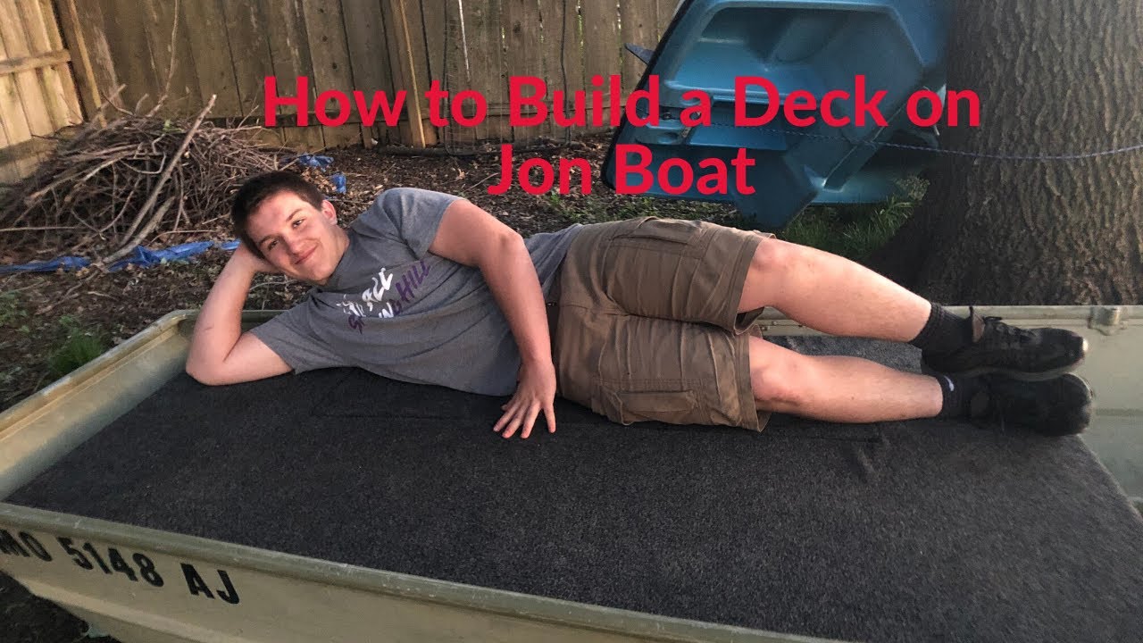 How to Build a Deck on a Jon Boat - YouTube