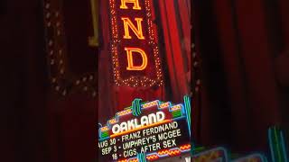 Fox Oakland Marquee 8/30/22