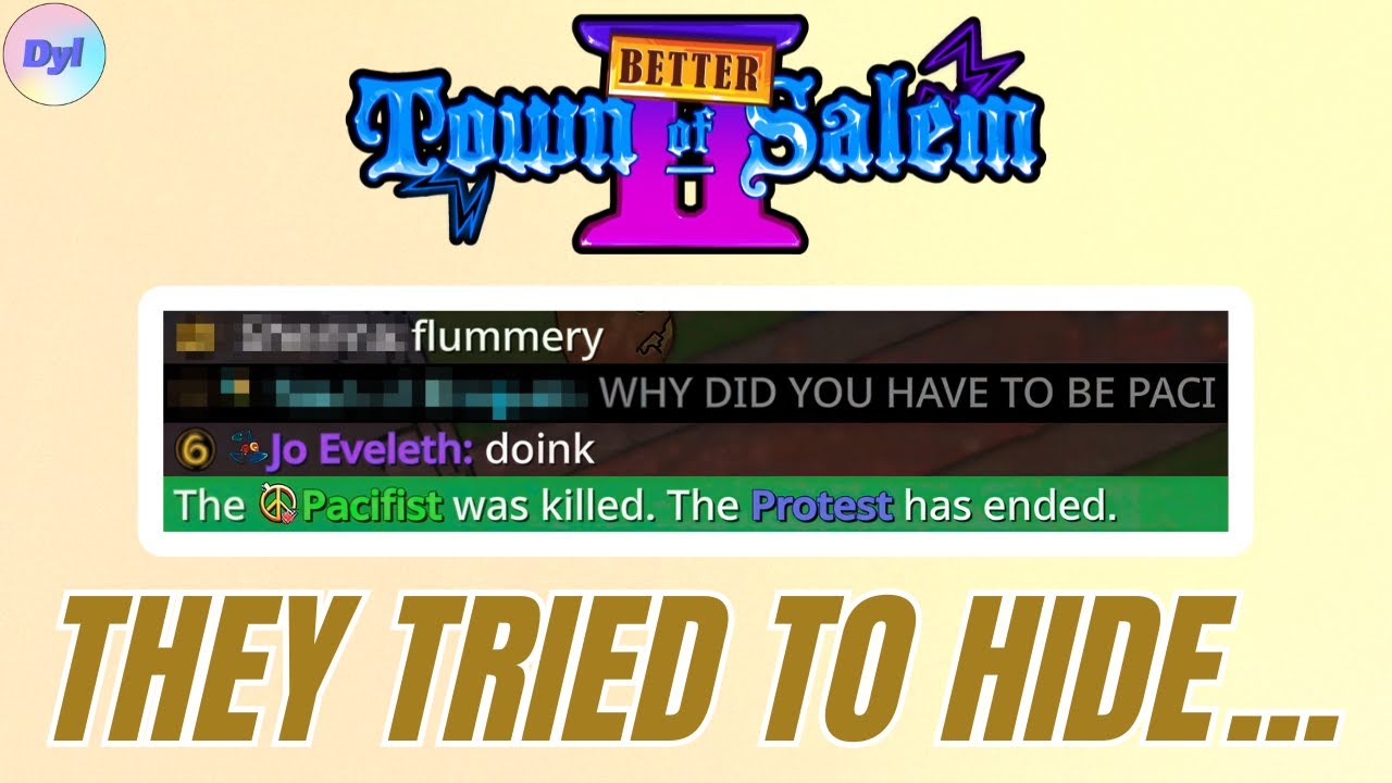 Evils SUSSED OUT The HIDDEN Pacifist... - Town Of Salem 2 #929 (Better Town Of Salem 2 Mod)