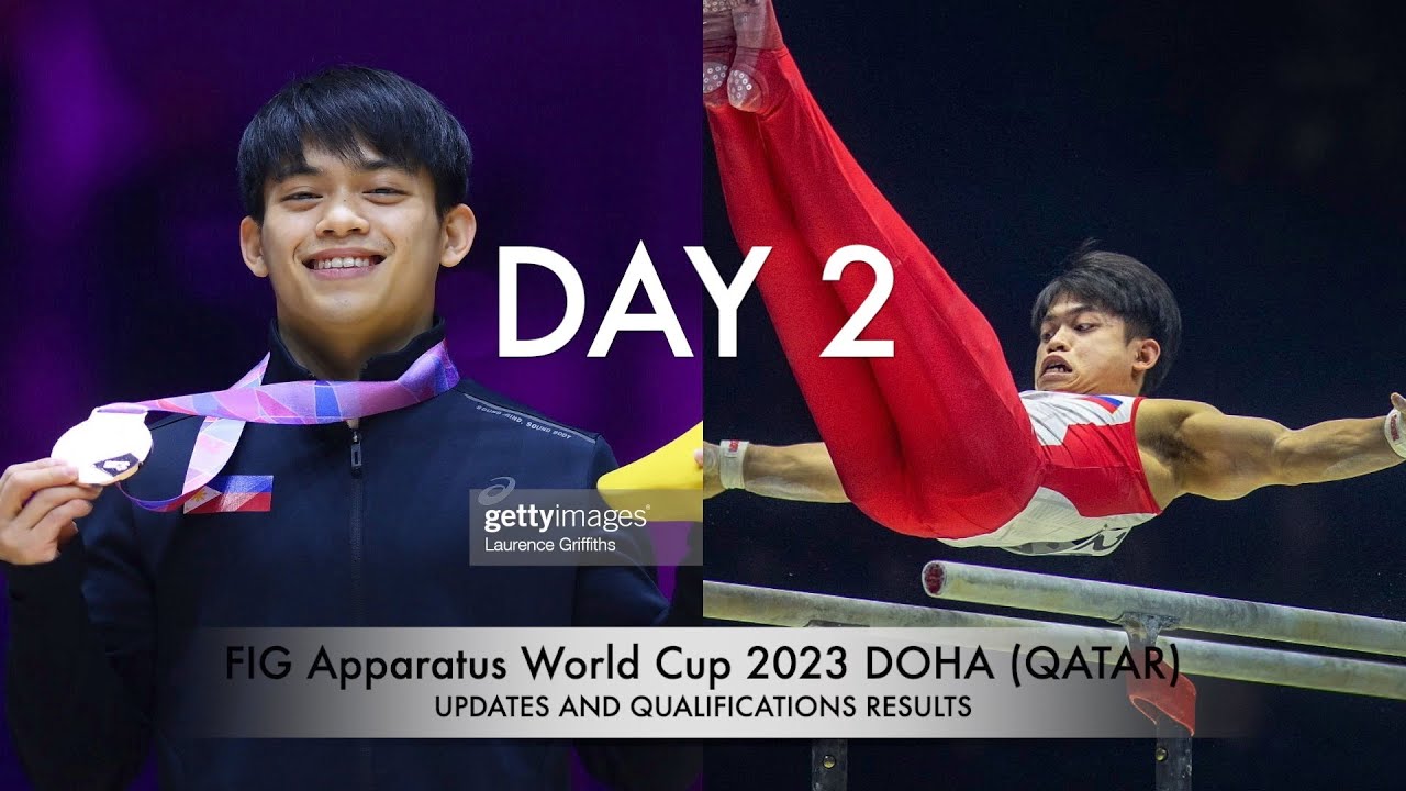 FIG Apparatus World Cup 2023 DOHA (QAT) Day 2 Updates and Scores Qualifications Yulo 1 in P