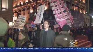 Trump Protests In NYC