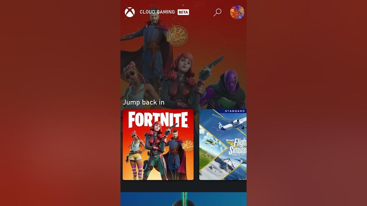 Play FORTNITE for FREE with iPhone on XBOX Cloud Gaming #shorts