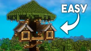 Minecraft: How to Build a TreeHouse 🏡 | Tutorial ✨