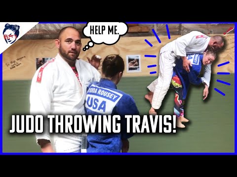 Ronda Throws Travis Browne With a Seoi Nage | Ronda Rousey's Dojo #27