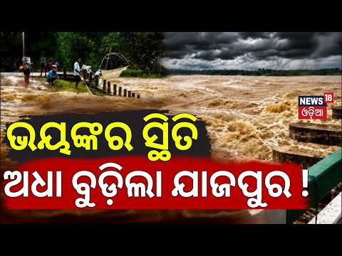 ଅଧା ବୁଡ଼ିଲା ଯାଜପୁର ! Jajpur Flood Crisis: Dasarathpur & Binjharpur Still Under Water | Flood News