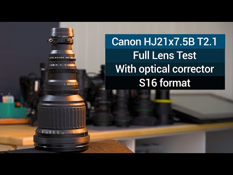 Canon HJ21x7.5B T2.1 // Cine zoom lens B4 2/3
