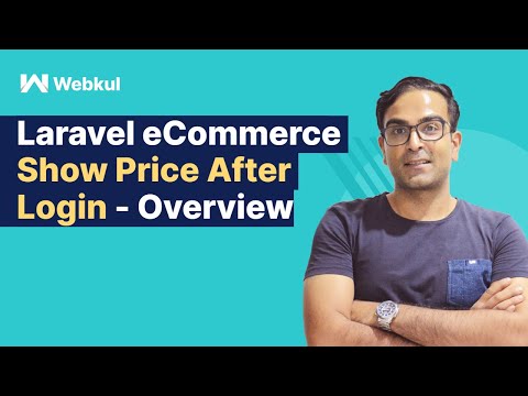 Laravel eCommerce Show Price After Login - Overview