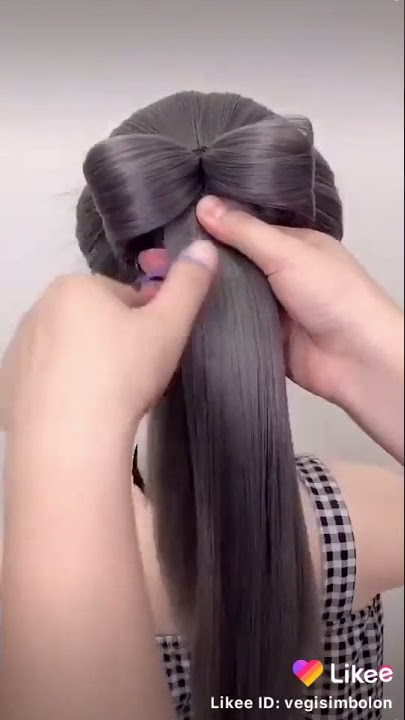cara ikat rambut berbentuk pita