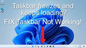 FIX Taskbar Not Working In Windows 11 (Tutorial)