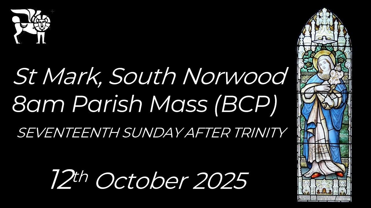 8 Am Parish Mass (Book of Common Prayer) LIVE at St Mark 12th of oct ...