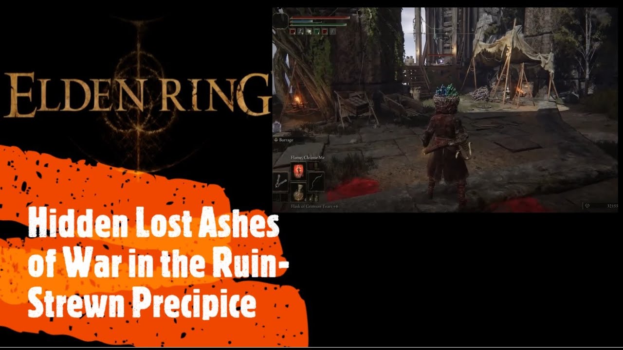 Elden Ring [Hidden Lost Ashes of War in the Ruin-Strewn Precipice