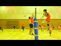 【バレーボール】Vリーガーのスパイク練習。