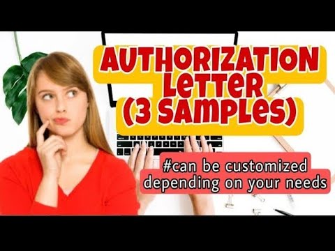 PAANO GUMAWA NG AUTHORIZATION LETTER (HOW TO WRITE AN AUTHORIZATION LETTER)