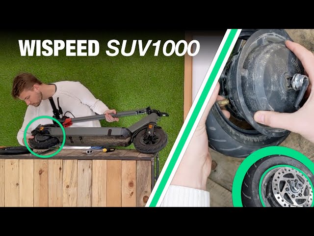 Tuto - Wispeed T850 T855, réparer / remplacer les pneus avant et