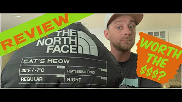 The North Face Cat's MEOW Sleeping bag Review!!!