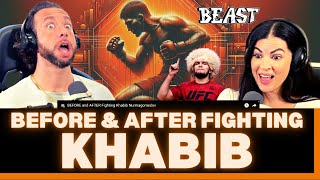 ONE OF THE BEST EVER FROM THE UFC?! Opponents BEFORE And AFTER Fighting Khabib Reaction!