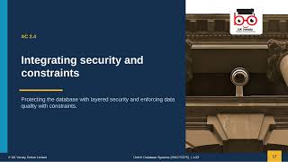 Unit 8 - LO2 Database Systems