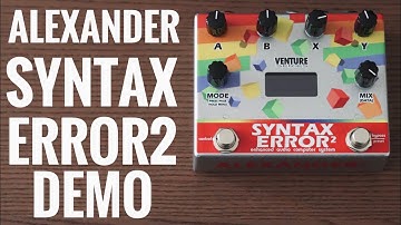 Alexander Syntax Error2 Demo