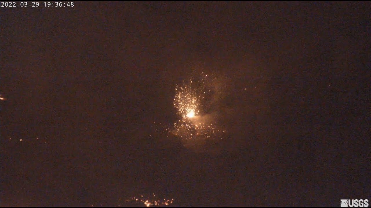 Update New 29 March 2022– Kīlauea volcano, spattering within Halema‘uma‘u crater