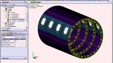 FEMAP - Preprocessing - Boundary Condition Set Manager - Szczegóły