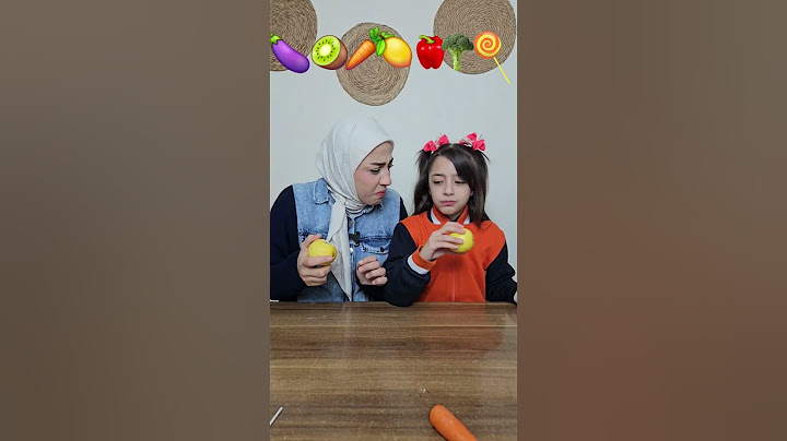 تحدي أكل الفواكه والخضار 🤗        #hasanandhawraa #تحديات #فواكه #تيما