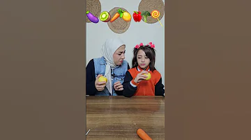تحدي أكل الفواكه والخضار Hasanandhawraa تحديات فواكه تيما 