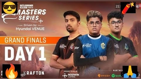 Nodwin Lan Event Watch Party | Grand Finals - Day 1 | Battlegrounds Master Series 2022