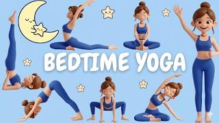 Bedtime Yoga for Kids: Relax &amp; Stretch | Yoga for Kids | 5 Minute Sleepy Yoga Flexibility 5 minutes