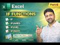 Excel Logical Functions in Hindi Part 6– IF, IF(AND), IF(OR), IF(NOT) | Jatin Mehta Computer Classes