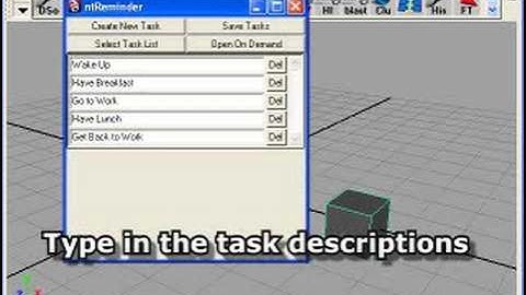 ntReminder - Mel Script