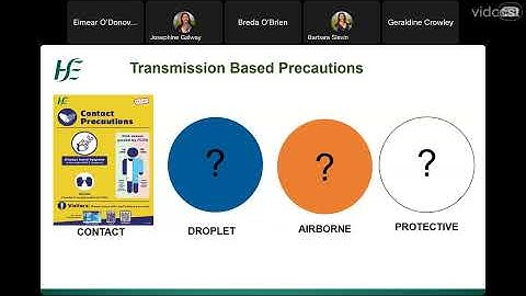 Webinar on new AMRIC transmission based precautions resources