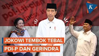 Jokowi Dianggap Tembok Besar yang Halangi PDI-P dan Gerindra