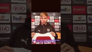 Smith Rowe’s mom got his debut shirts😍. #shorts Content