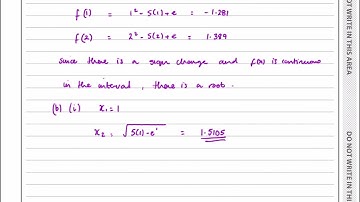 IAL, Edexcel, Oct 2023, P3, Q1, Numerical Methods, Locating Roots, Iteration, Nick Peters, WMA13/01