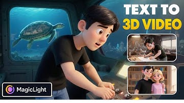 Turn Text into a 30-Minute 3D Animation with MagicLight AI | Full Guide