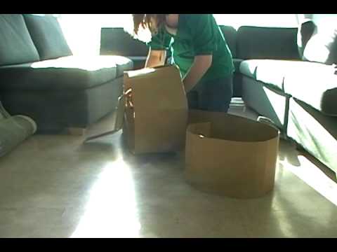Cardboard Chair One Sheet No Glue Or Fasteners You You Premium