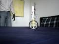 Unicycle: Phase2: Full balance on bed.