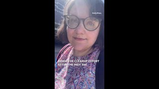Inside the cleanup effort at Indianapolis Motor Speedway after the Indy 500