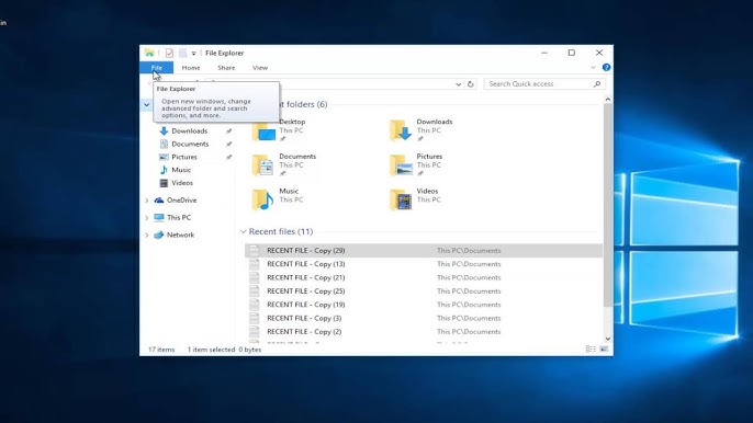 How to clear Recent Files and Folders in Windows 11/10