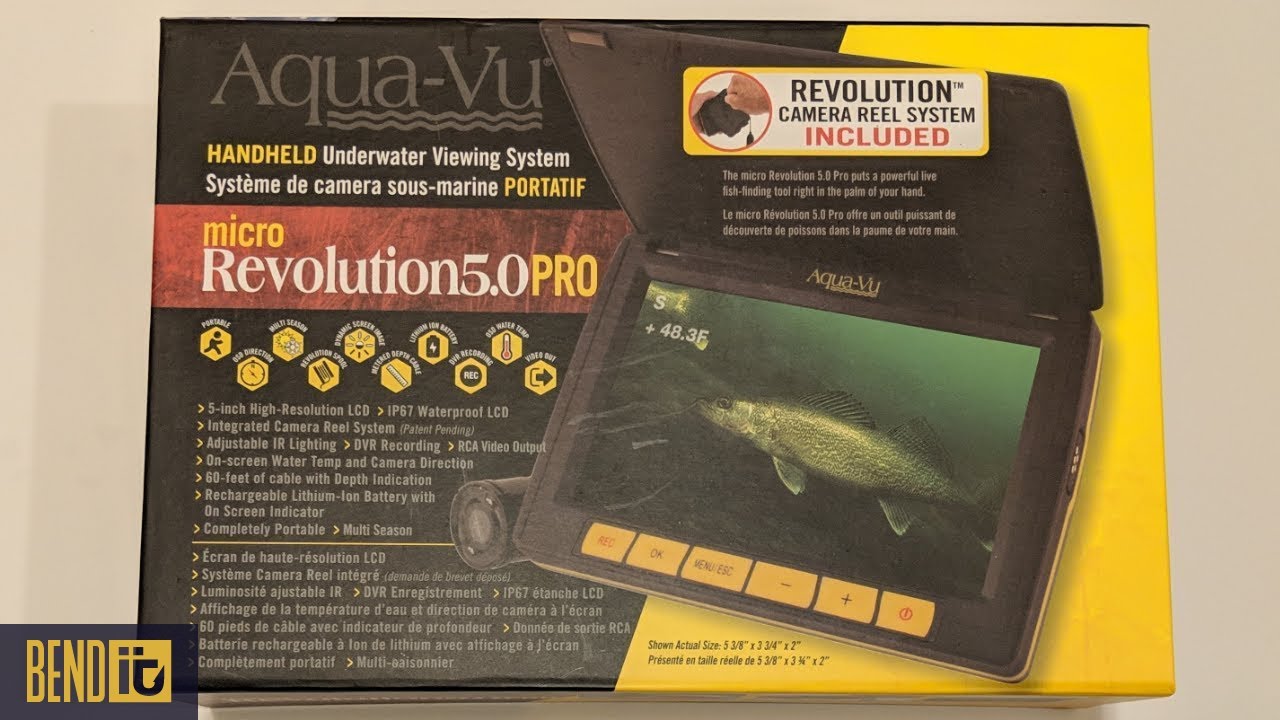 Aqua-Vu Micro 5.0 Revolution Pro Underwater Camera -On the Ice Review 