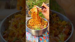 LUNCH HACK: Crispy Buldak Carbonara Bake🧀