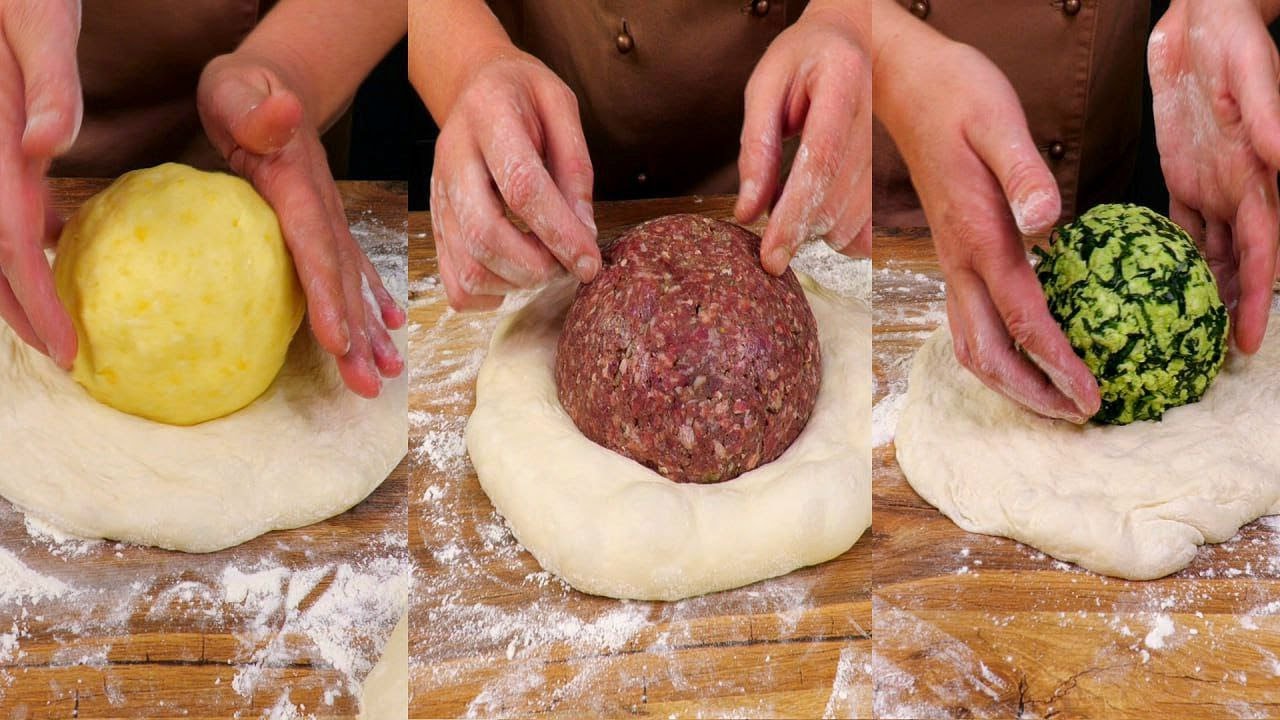 Настоящие ОСЕТИНСКИЕ ПИРОГИ: 3 сочные начинки и секрет тонкого теста. Пошаговый мастер класс!