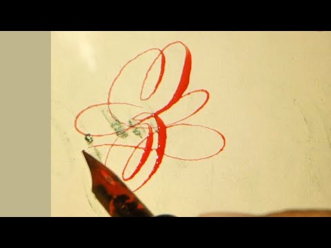 Letter Z in Copperplate Script | Elegant Calligraphy Tutorial by Kaatib ...