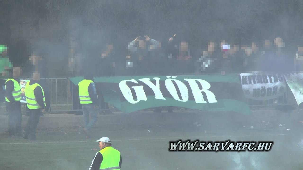 Sárvár FC - ETO FC Győr - Szurkolói rendbontás - 2016.04.09.